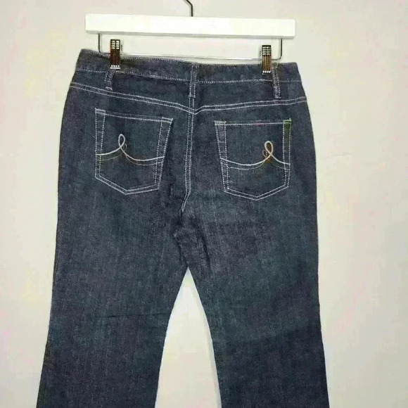 Ann Taylor LOFT medium wash curvy boot jeans size 4 - Picture 3 of 7